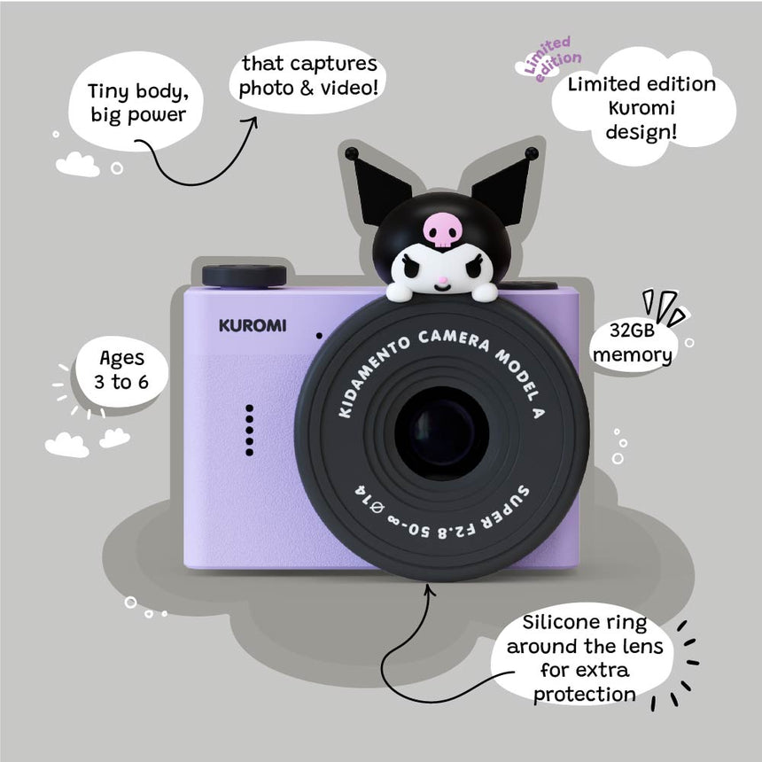 Kidamento Digital Camera - Kuromi - Princess and the Pea Boutique