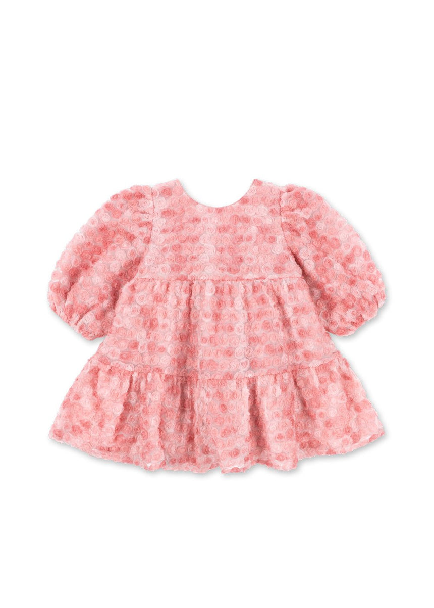 Konges Slojd Ally Long Sleeve Flower Dress - Princess and the Pea Boutique