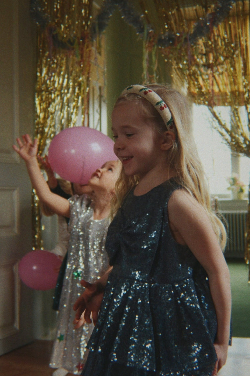 Konges Slojd Beaded Hairbrace - Cherry - Princess and the Pea Boutique