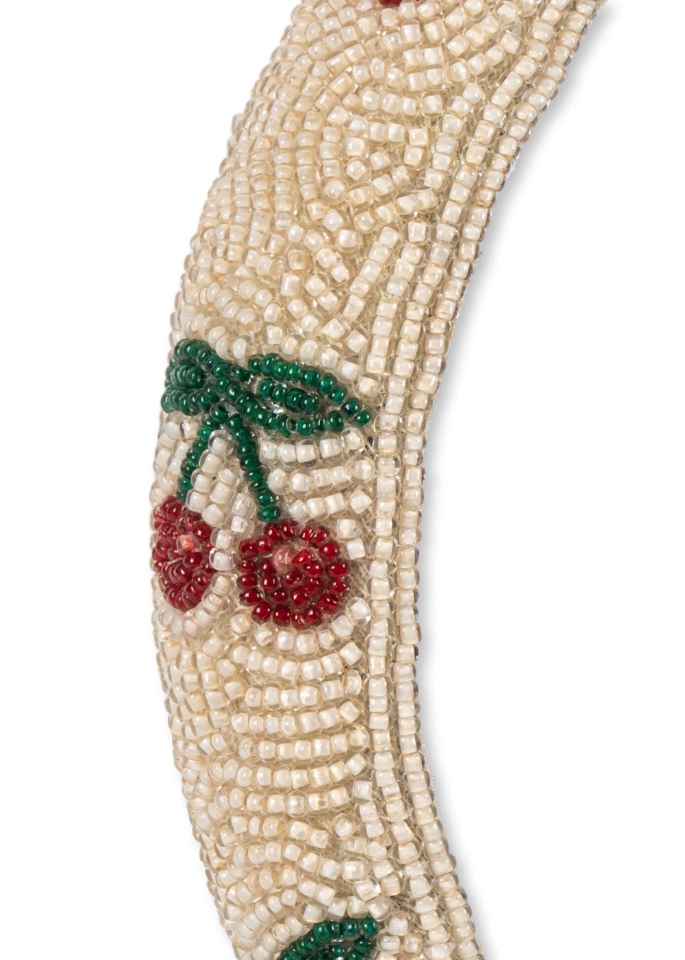 Konges Slojd Beaded Hairbrace - Cherry - Princess and the Pea Boutique
