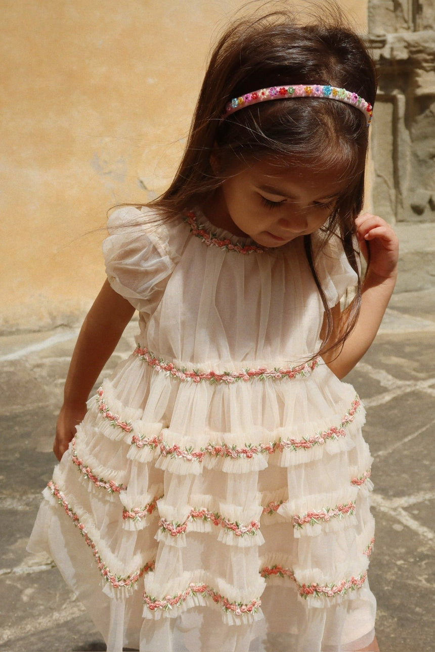 Konges Slojd Joelle Dress - Buttercream - Princess and the Pea Boutique