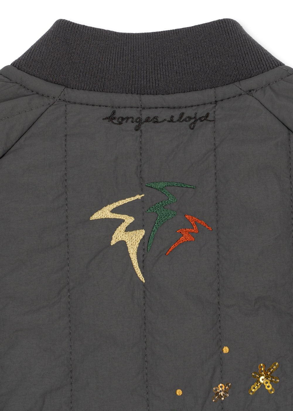 Konges Slojd JUNO SEQUIN BOMBER JACKET - Magnet - Princess and the Pea Boutique