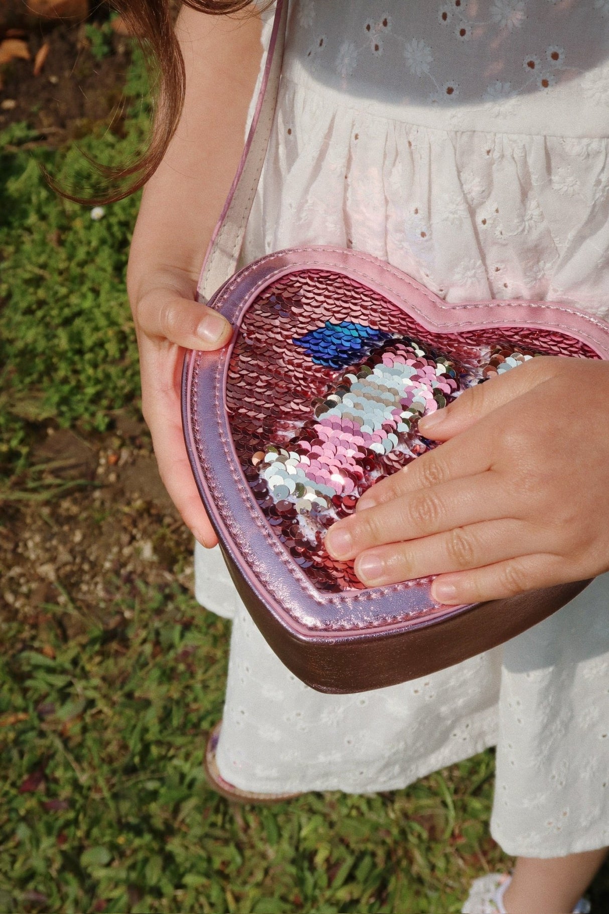 Konges Slojd Tut Heart Sequin Bag - Princess and the Pea Boutique