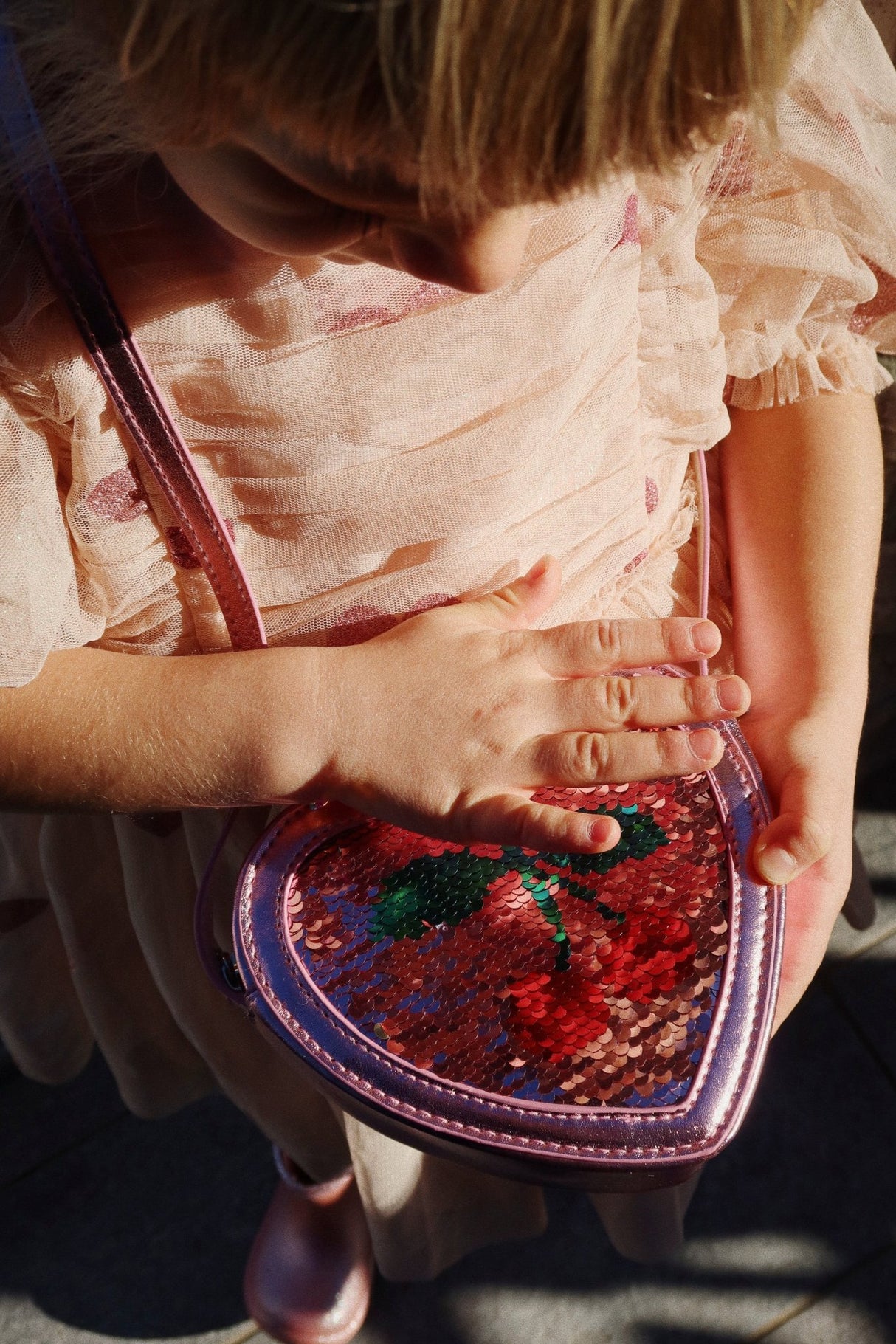 Konges Slojd Tut Heart Sequin Bag - Princess and the Pea Boutique