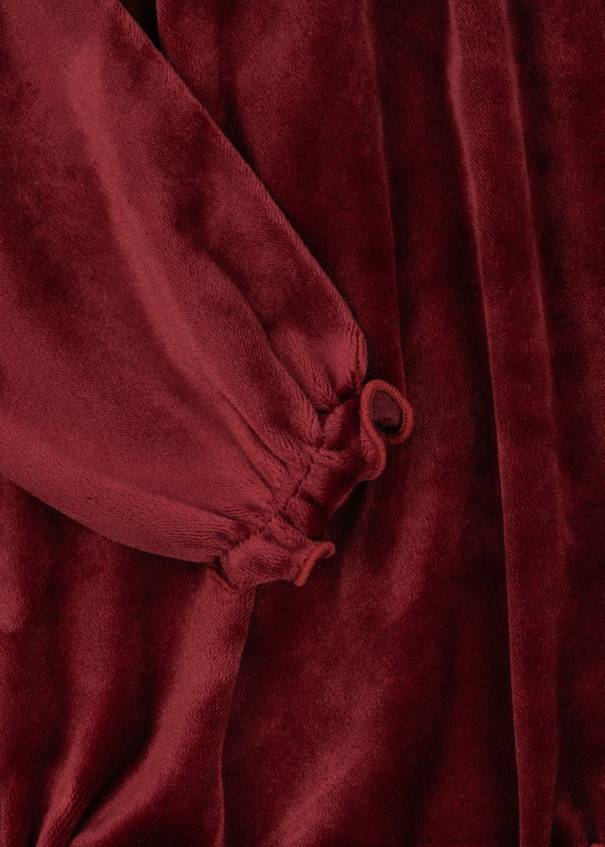 Konges Slojd Venola Romper - Red Dahlia - Princess and the Pea Boutique