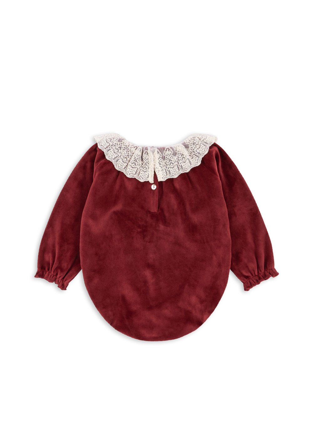 Konges Slojd Venola Romper - Red Dahlia - Princess and the Pea Boutique