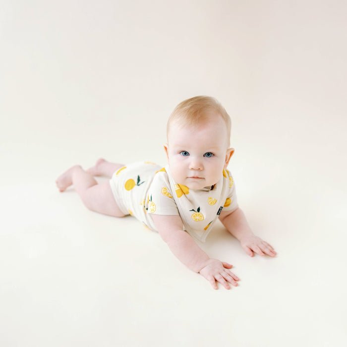 Kyte Baby Bib in Lemon - Princess and the Pea Boutique