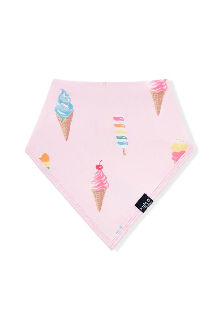 Kyte Baby Bib in Sakura Ice Cream - Princess and the Pea Boutique