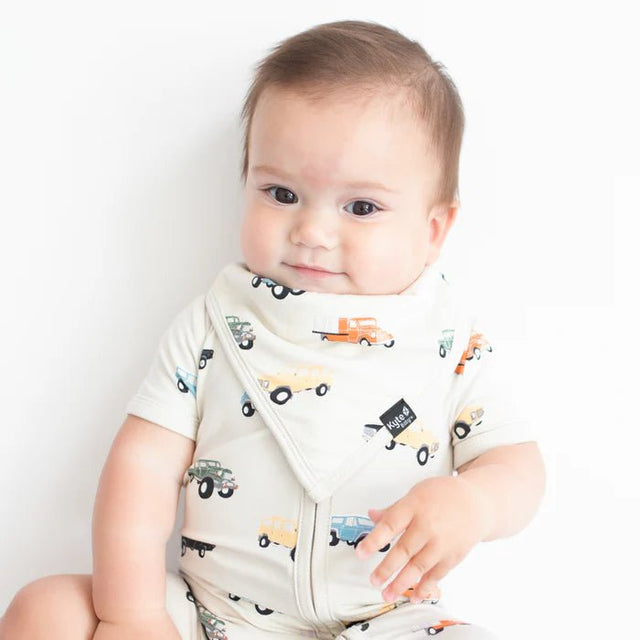 Kyte Baby Bib in Vintage Truck - Princess and the Pea Boutique