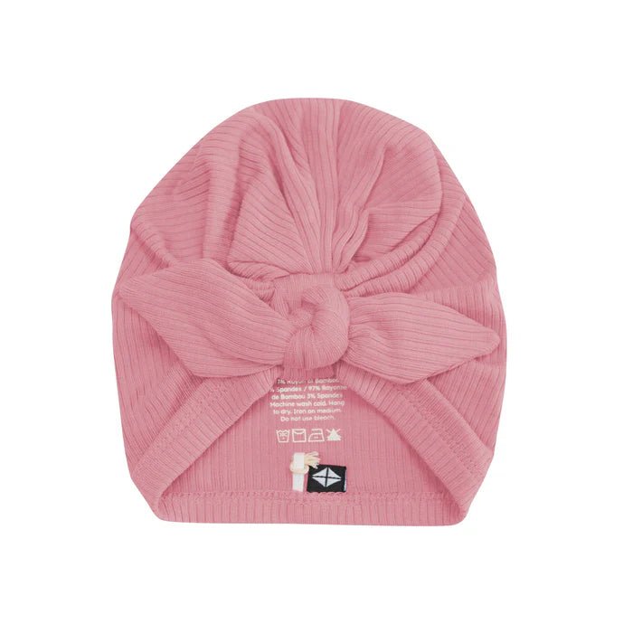 Kyte Baby Ribbed Headwrap in Apple Blossom - Princess and the Pea Boutique