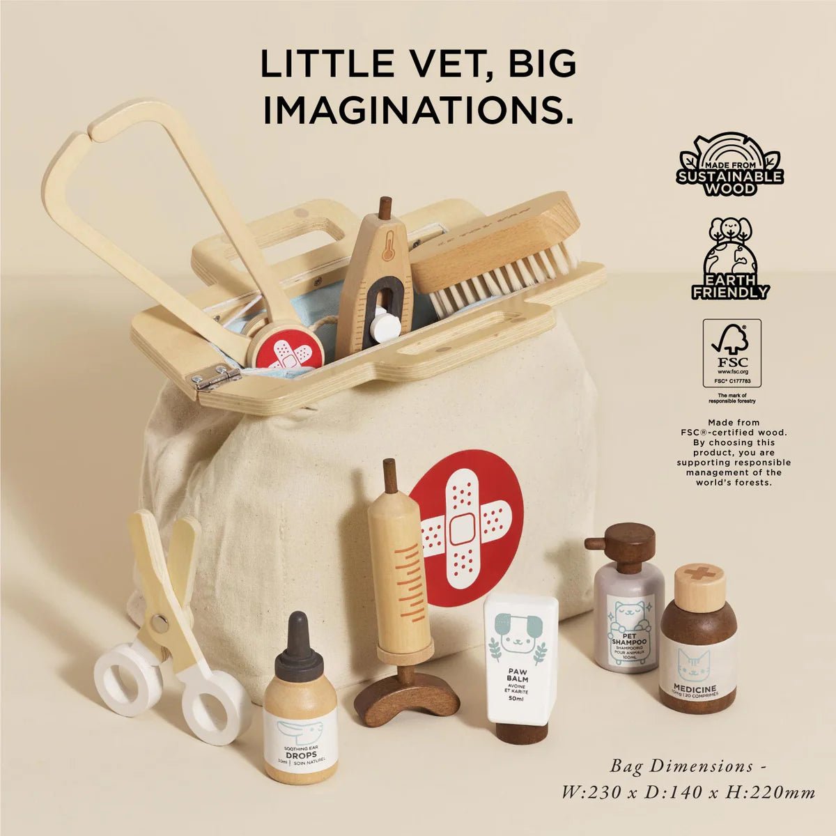 Le Toy Van Animal Vet Set - Princess and the Pea Boutique