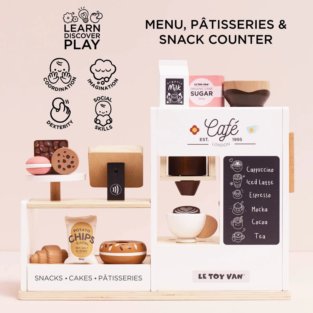 Le Toy Van Barista Café Shop - Princess and the Pea Boutique