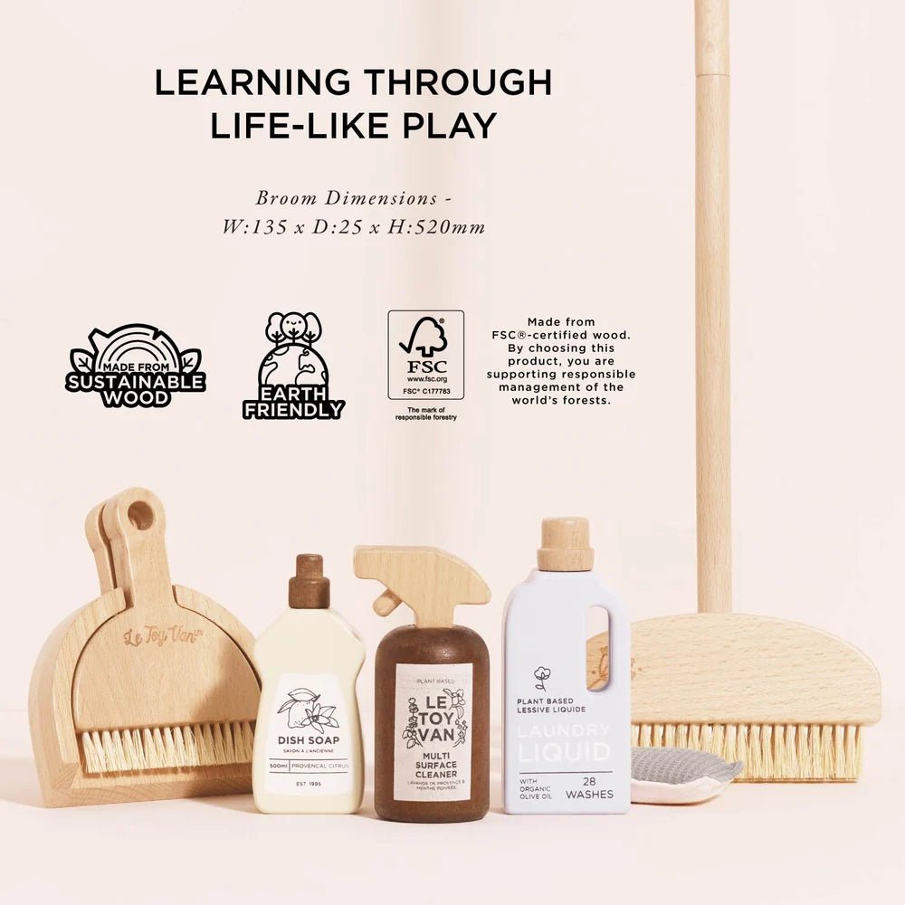 Le Toy Van Eco-Friendly Cleaning Set - Princess and the Pea Boutique