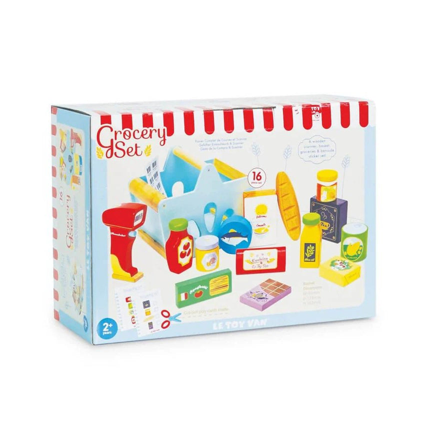 Le Toy Van Groceries Set and Scanner - Princess and the Pea Boutique