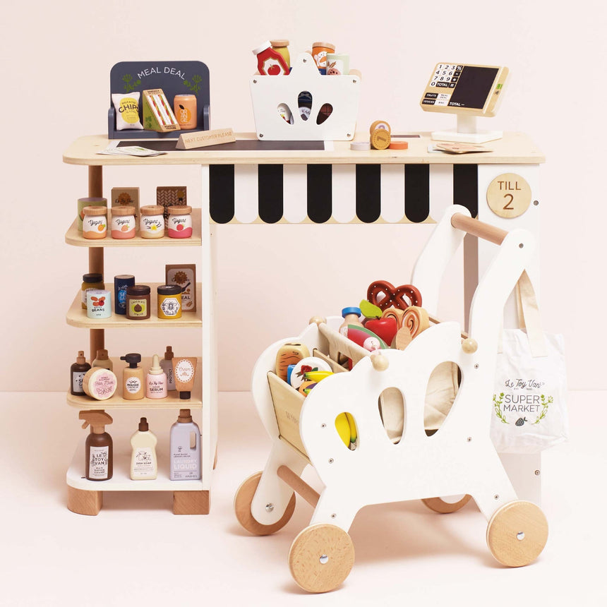 Le Toy Van Groceries Set and Scanner - Princess and the Pea Boutique