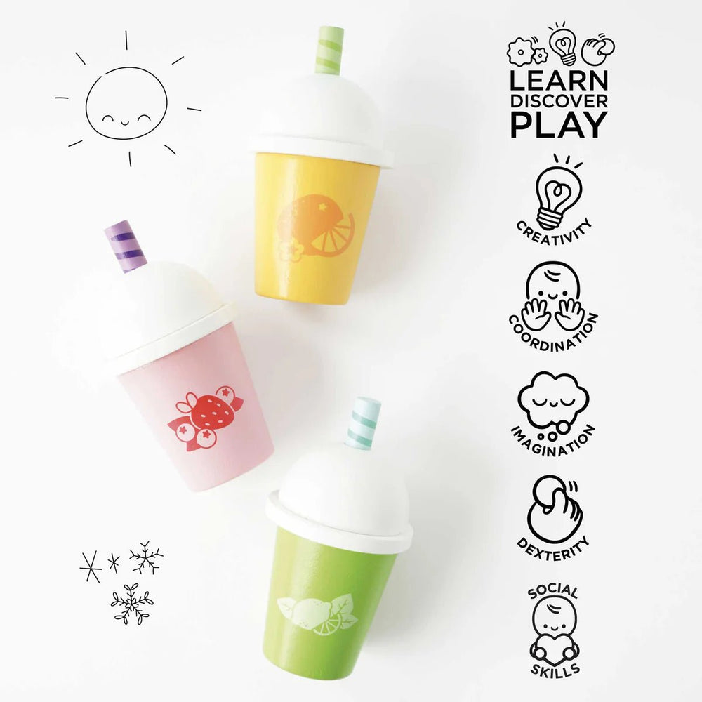 Le Toy Van Take Away Smoothie Trio - Princess and the Pea Boutique