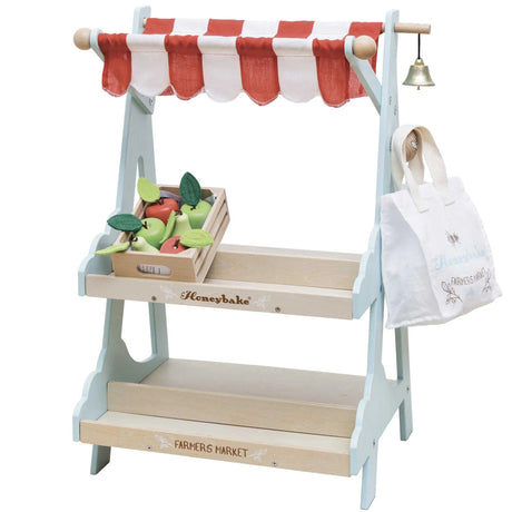 Le Toy Van Wooden Market Stall & Fruit Play Food Crate - Princess and the Pea Boutique