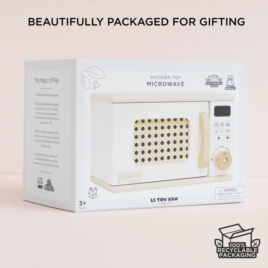 Le Toy Van Wooden Microwave - Princess and the Pea Boutique