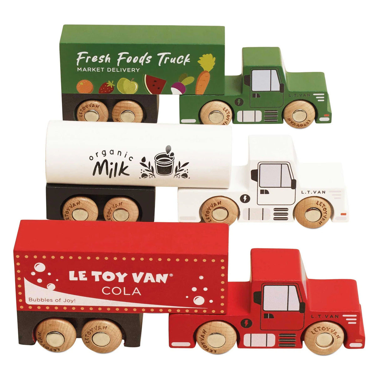 Le Toy Van Wooden Trailer Truck Set - Princess and the Pea Boutique