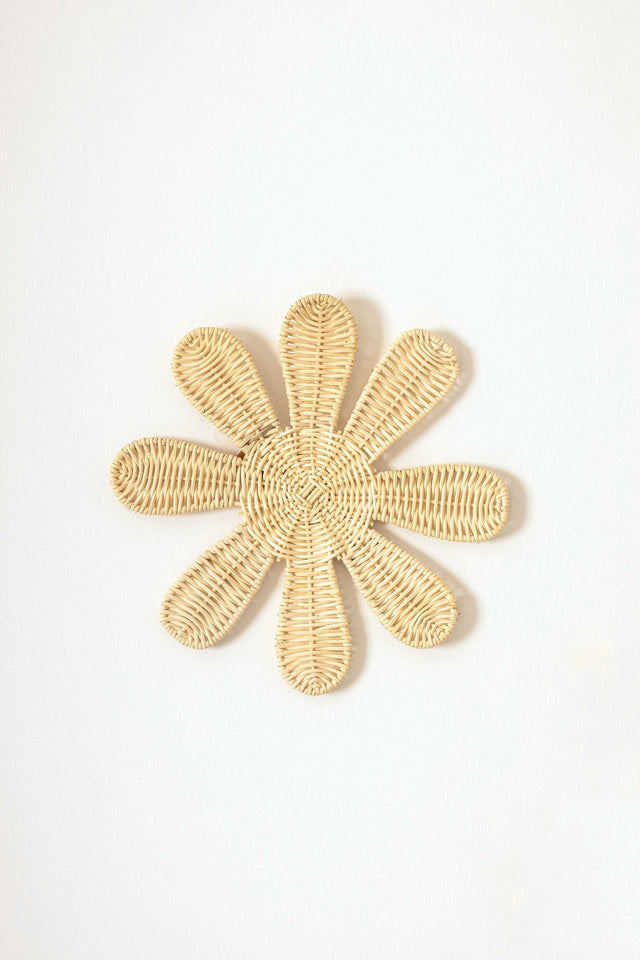Lil North Co. Daisy Large Rattan Wall Decor - Princess and the Pea Boutique