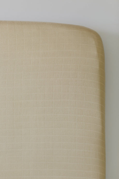 Lil North Co. Muslin Crib Sheet - Sand - Princess and the Pea Boutique