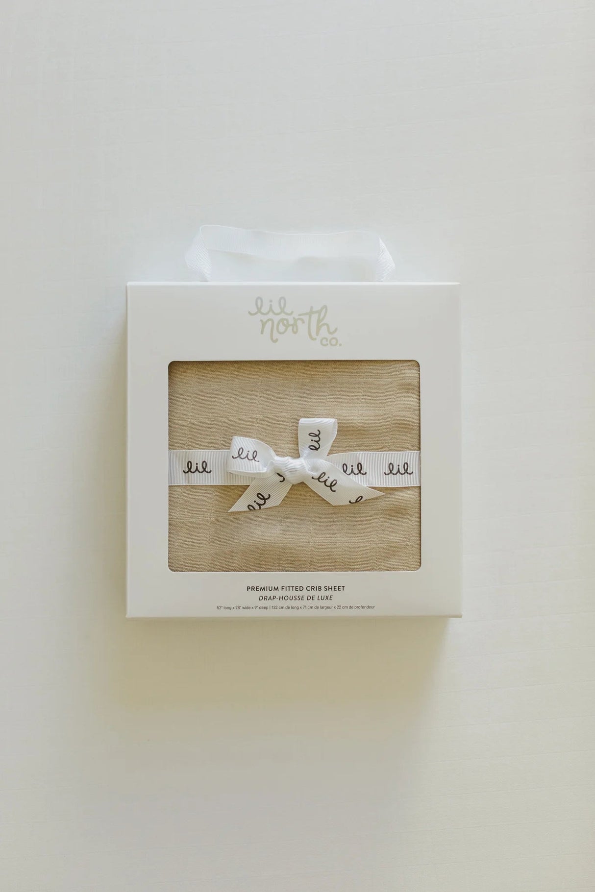 Lil North Co. Muslin Crib Sheet - Sand - Princess and the Pea Boutique