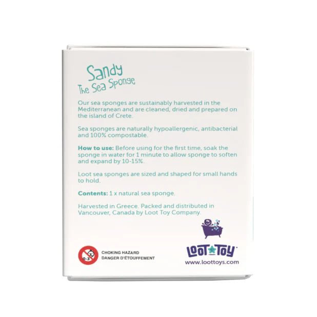 Loot Toy Co. Sandy The Sea Sponge - Princess and the Pea Boutique