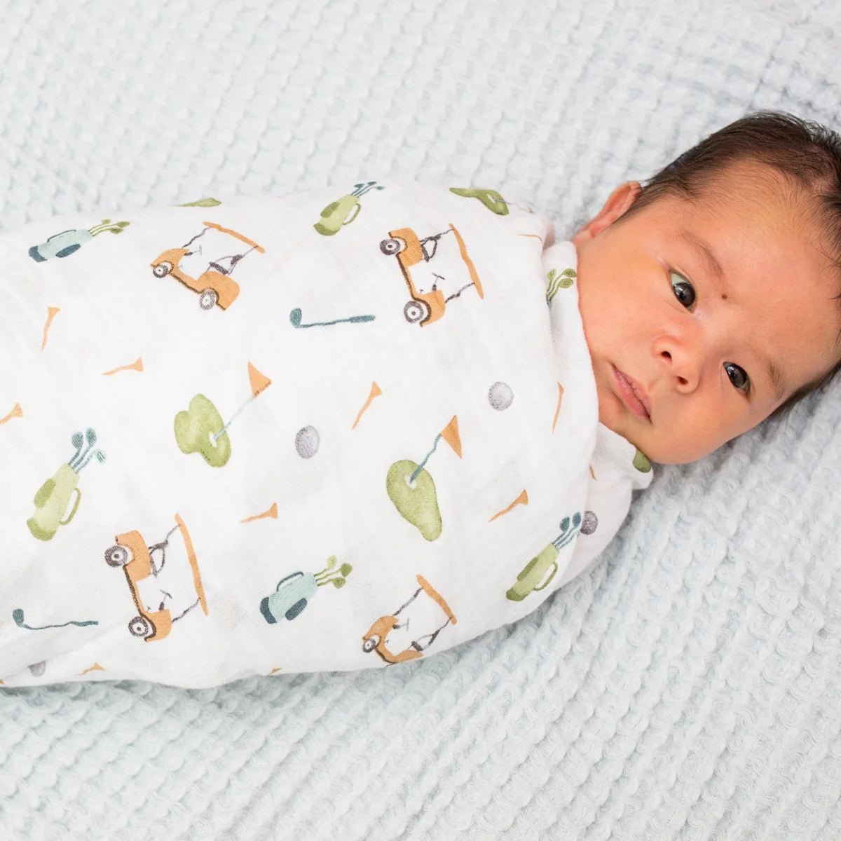 Lulujo Muslin Swaddle Golf - Princess and the Pea Boutique