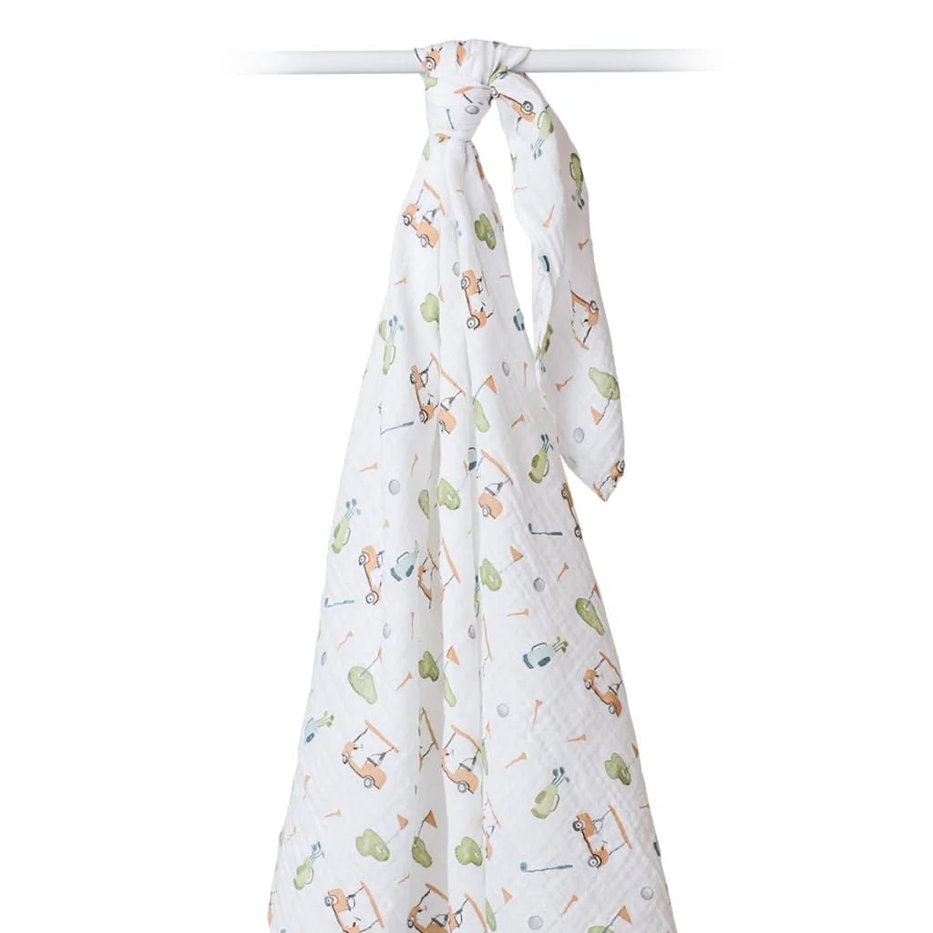 Lulujo Muslin Swaddle Golf - Princess and the Pea Boutique