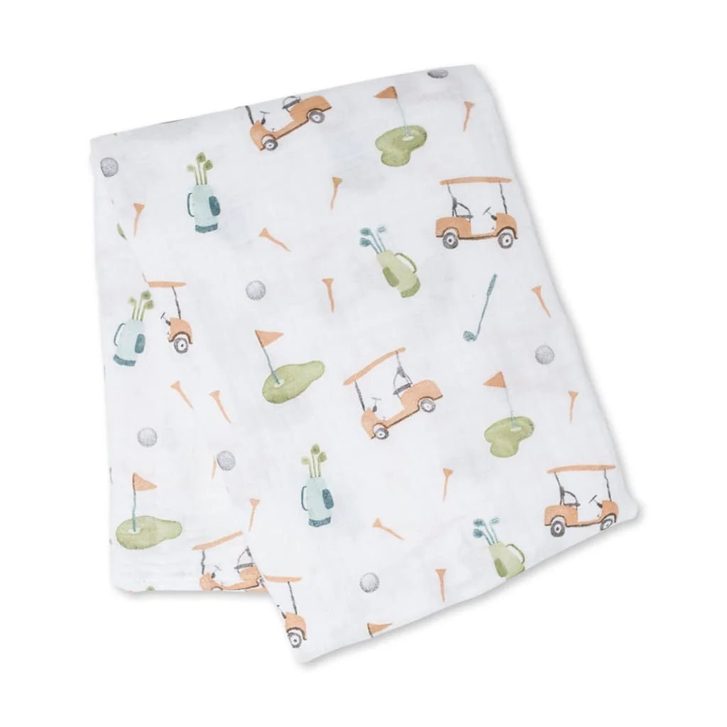 Lulujo Muslin Swaddle Golf - Princess and the Pea Boutique