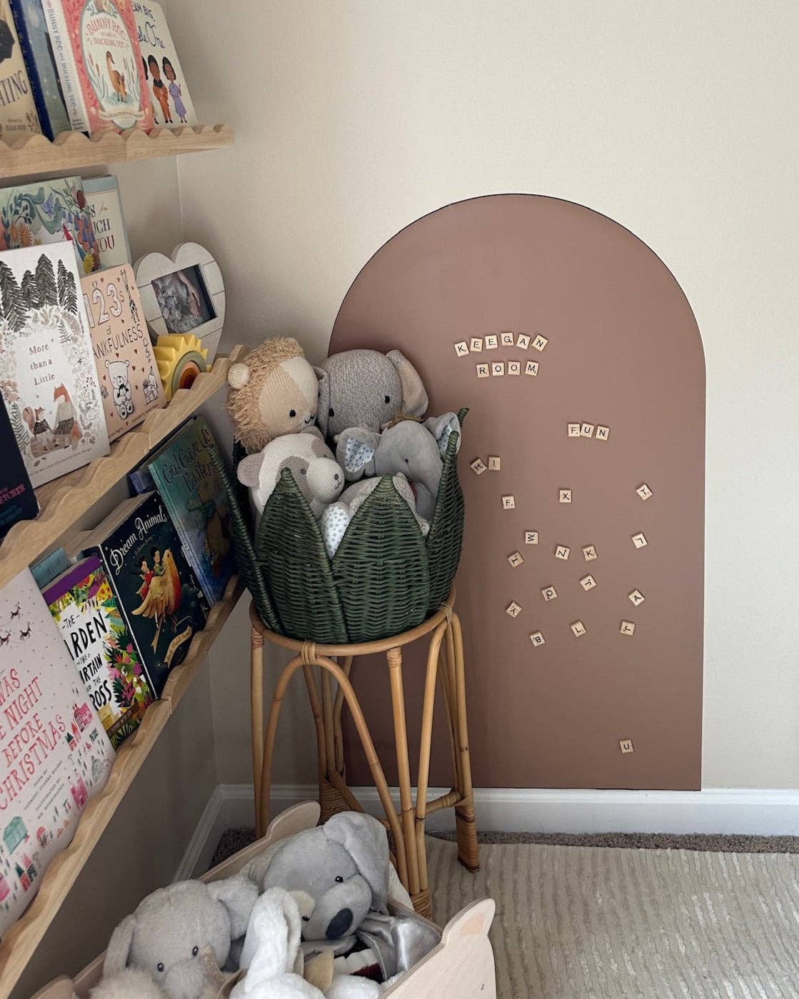 Magic Playwall - Arch Magnetic Wall Decal for Kids: Caramel - Princess and the Pea Boutique