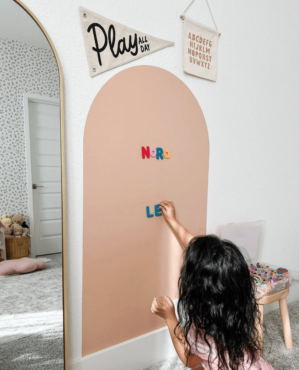 Magic Playwall - Arch Magnetic Wall Decal for Kids: Caramel - Princess and the Pea Boutique