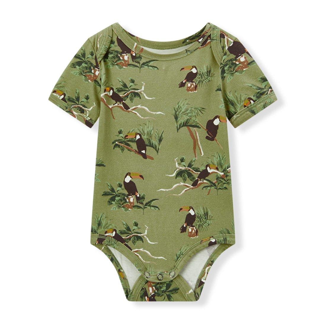 Milkbarn Cotton Stretch One Piece Toucan - Princess and the Pea Boutique