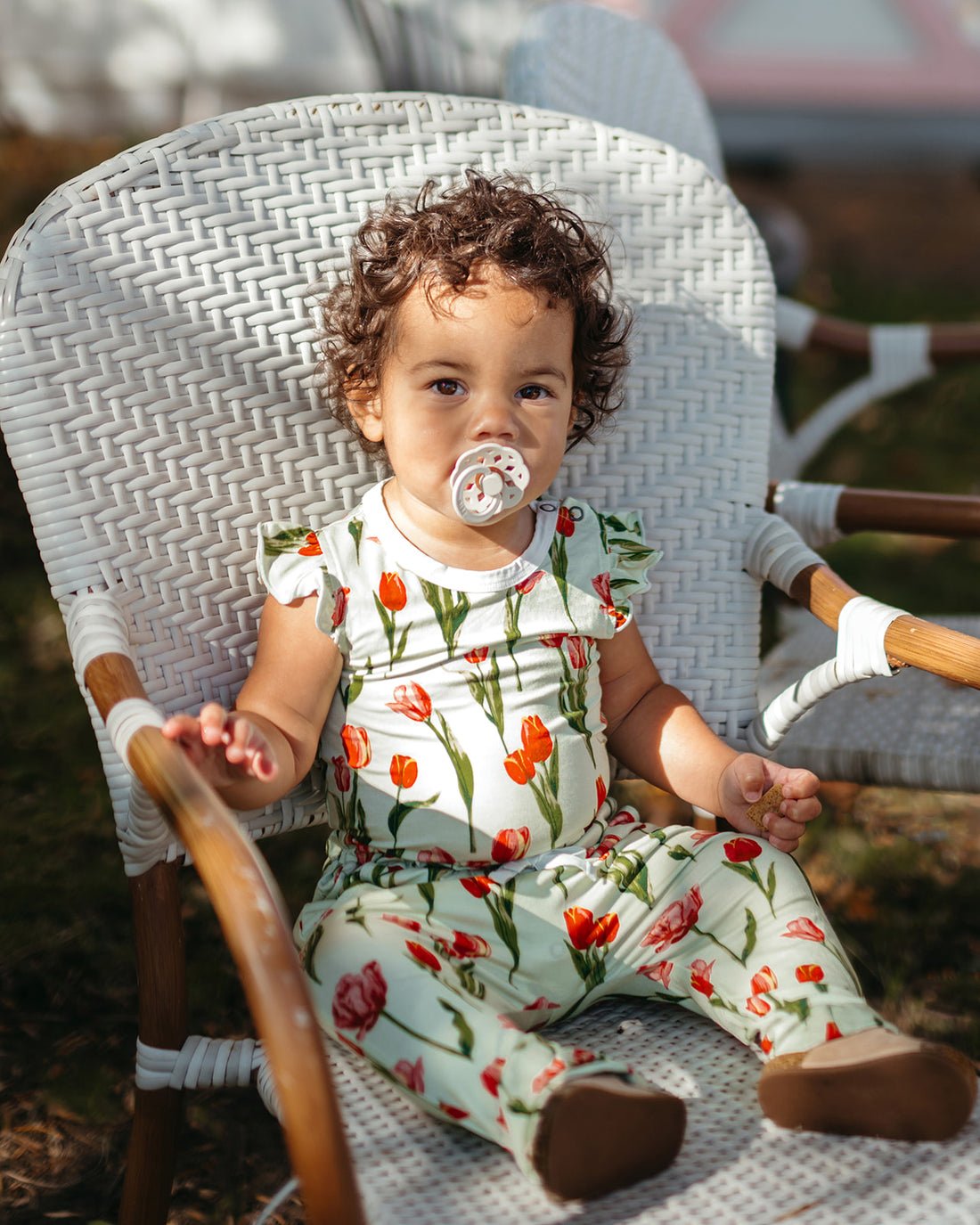 Milkbarn Luxe Stretch Jogger Tulip - Princess and the Pea Boutique