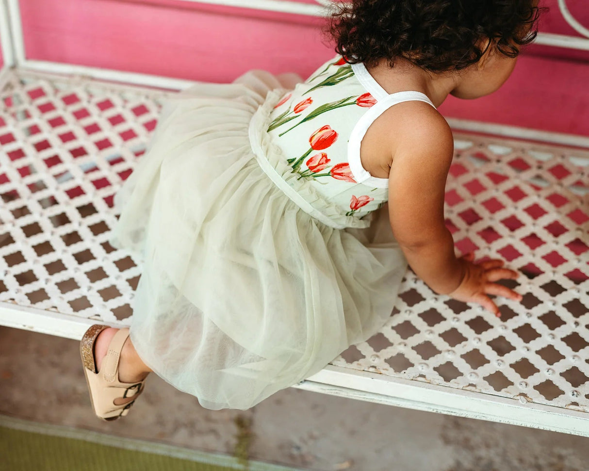 Milkbarn Luxe Stretch Tulip Ballet Dress - Princess and the Pea Boutique