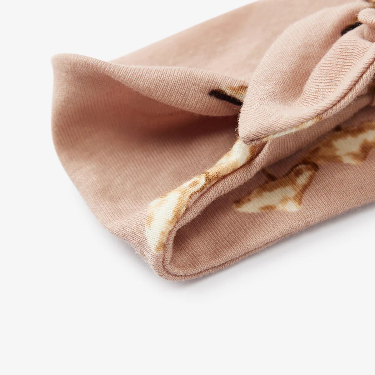 Milkbarn Mushroom Organic Cotton Knotted Headband - Princess and the Pea Boutique