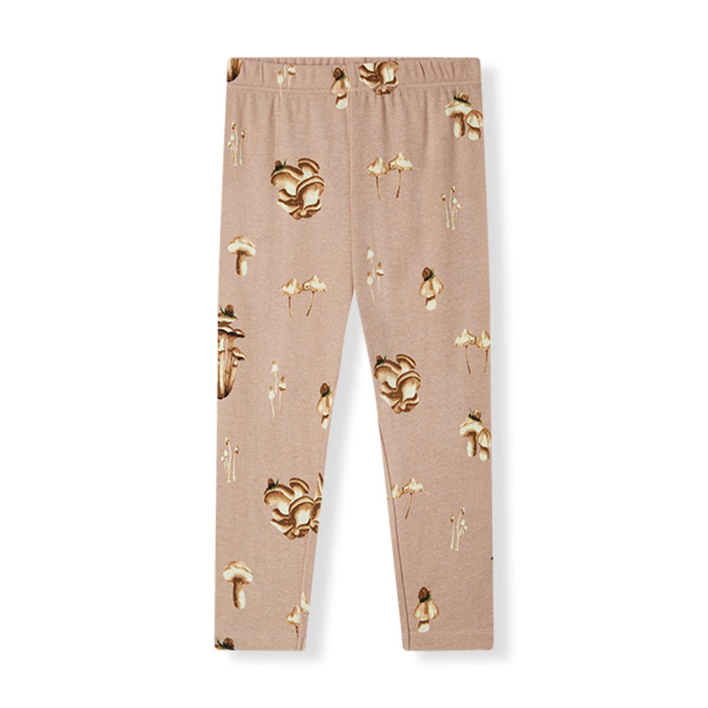 Milkbarn Organic Cotton Dress and Legging Set Mushroom - Princess and the Pea Boutique
