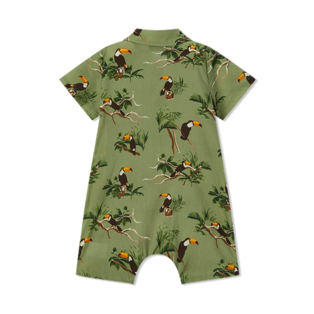 Milkbarn Toucan Collared Shortall - Princess and the Pea Boutique