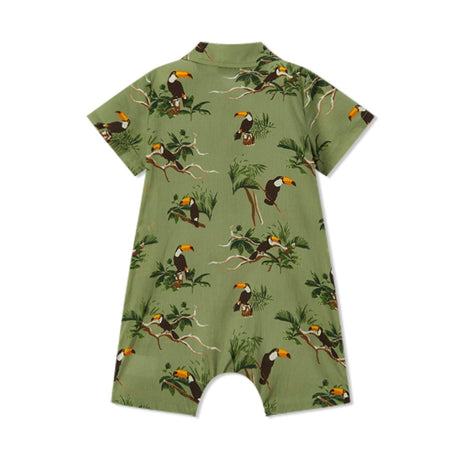 Milkbarn Toucan Collared Shortall - Princess and the Pea Boutique