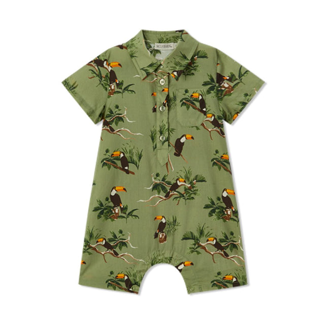 Milkbarn Toucan Collared Shortall - Princess and the Pea Boutique