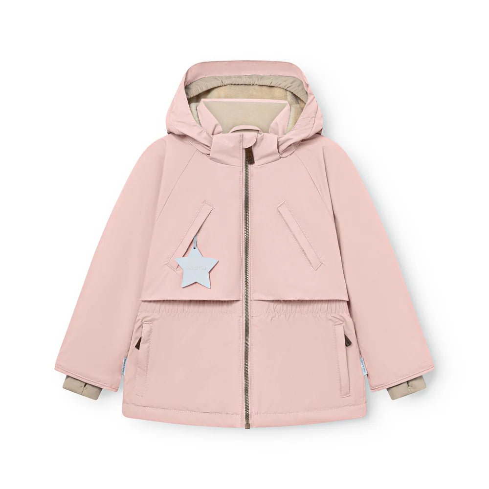 Mini A Ture - Algeana fleece lined winter jacket - Adobe rose - Princess and the Pea Boutique