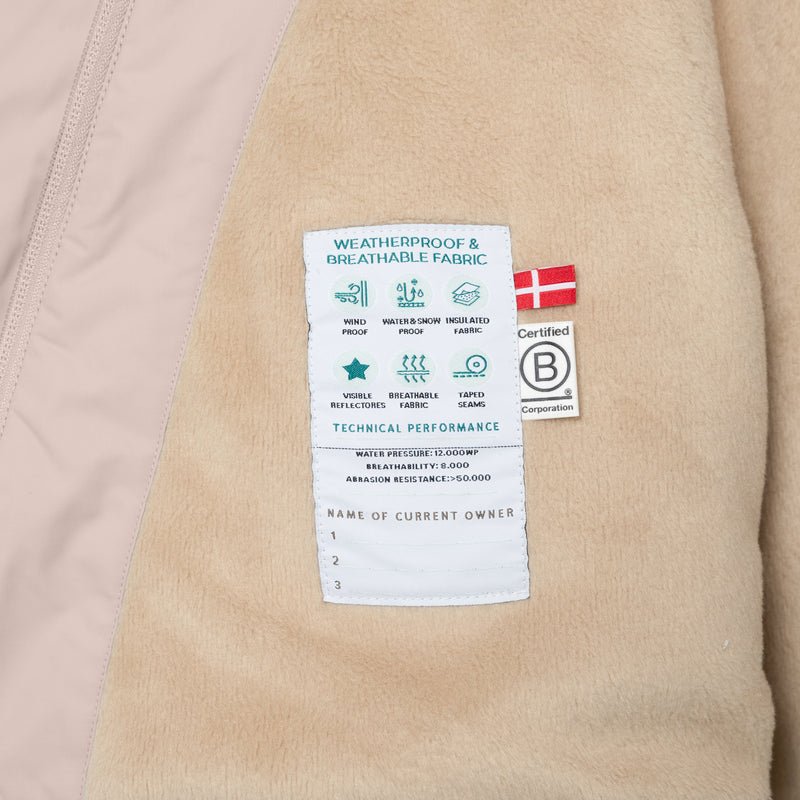 Mini A Ture - Wang fleece lined winter jacket - Cloudy rose - Princess and the Pea Boutique