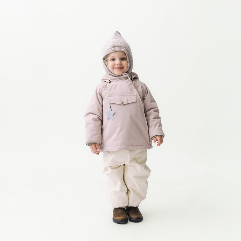 Mini A Ture - Wang fleece lined winter jacket - Cloudy rose - Princess and the Pea Boutique