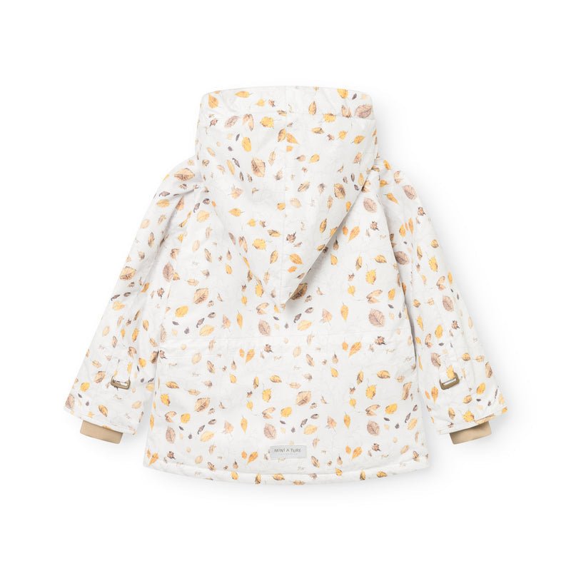 Mini A Ture - Wang fleece lined winter jacket - Falling winter leaf - Princess and the Pea Boutique