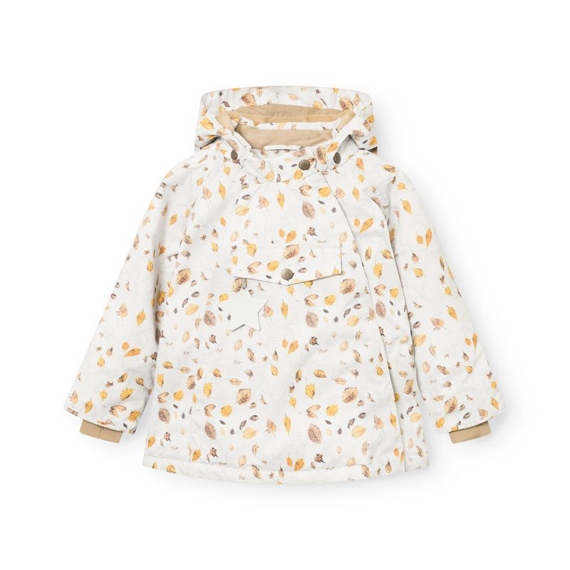 Mini A Ture - Wang fleece lined winter jacket - Falling winter leaf - Princess and the Pea Boutique