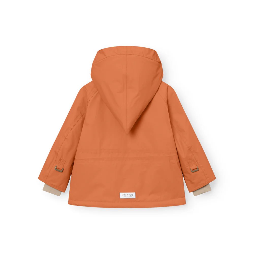 Mini A Ture - Wang fleece lined winter jacket - Leather brown - Princess and the Pea Boutique