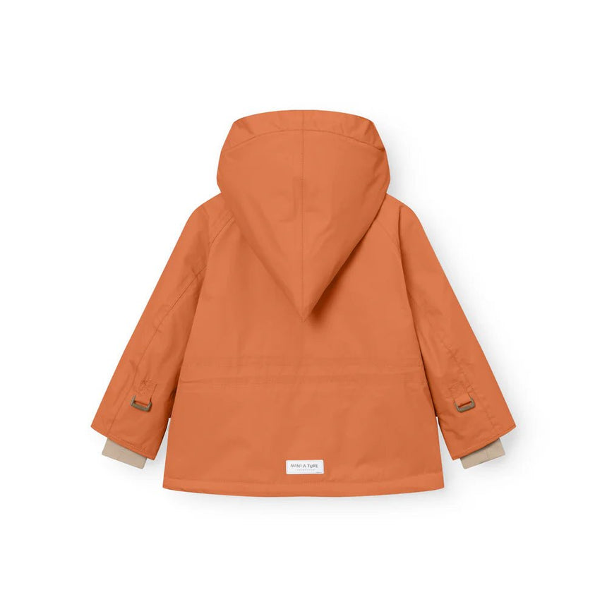 Mini A Ture - Wang fleece lined winter jacket - Leather brown - Princess and the Pea Boutique