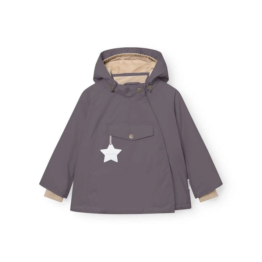 Mini A Ture - Wang fleece lined winter jacket - Plum kitten - Princess and the Pea Boutique