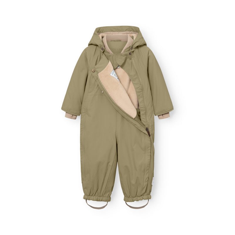 Mini A Ture - Wisti fleece lined snowsuit - Aloe green - Princess and the Pea Boutique