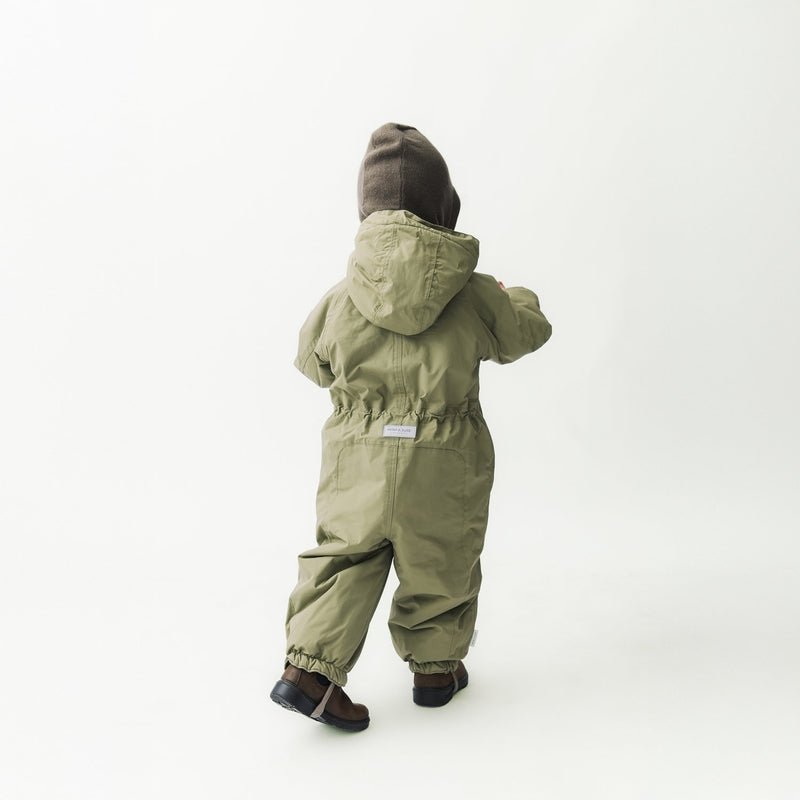 Mini A Ture - Wisti fleece lined snowsuit - Aloe green - Princess and the Pea Boutique